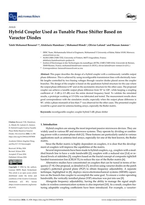 Toradh íomhá ar Varactor Based Phase Shifter