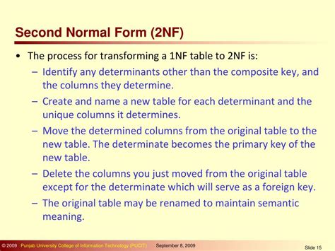 Afbeeldingsresultaten voor Second Normalization Form
