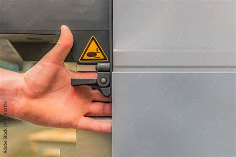 Image result for Safety Sign for Using Threading Machine