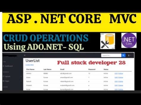 Image result for Crud Operations in ASP .Net MVC in jQuery and Store Procedure