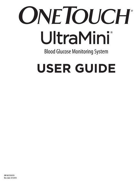 Image result for One Touch Ultra Manual Book