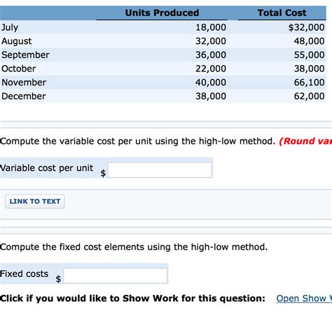 Image result for Variable Production Cost per Unit Formula