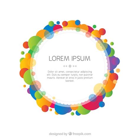 Toradh íomhá ar Geometric Colorful Vector Frames