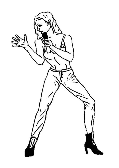 Afbeeldingsresultaten voor Coloring Pages Beautiful Singer