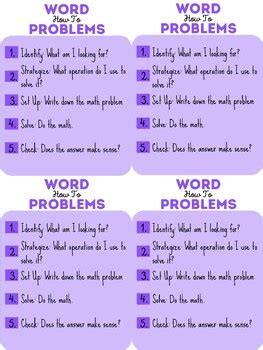 Image result for Word Problem Steps