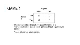 Image result for Triangular Matrix Zero-Sum Game