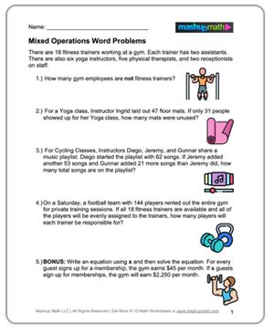 Afbeeldingsresultaten voor Math Print Sheets Free 5th Grade