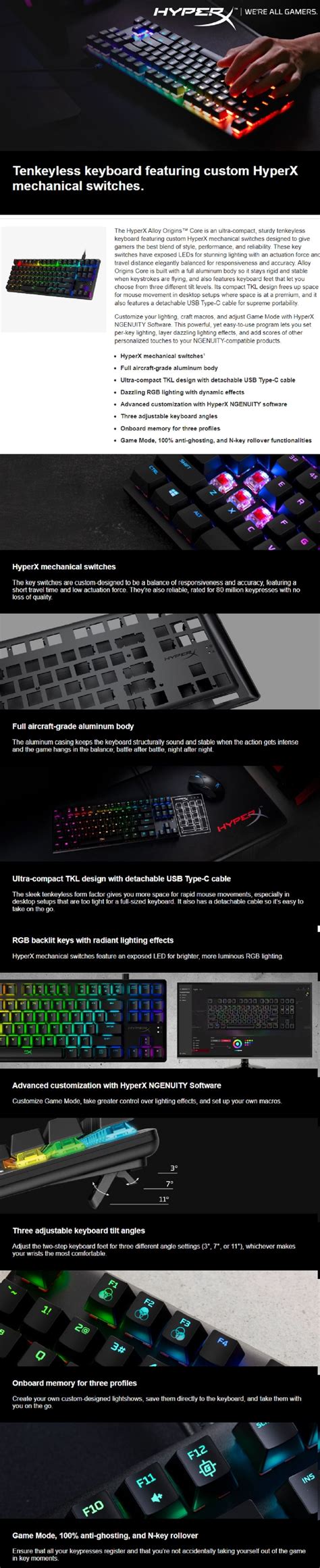 Image result for HyperX 10 Keyless Keyboard