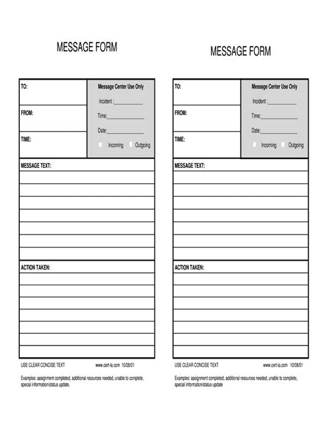 Bildergebnis für Message Form 2 Format