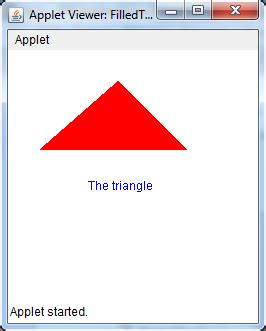 Draw Triangle Shape in Java に対する画像結果