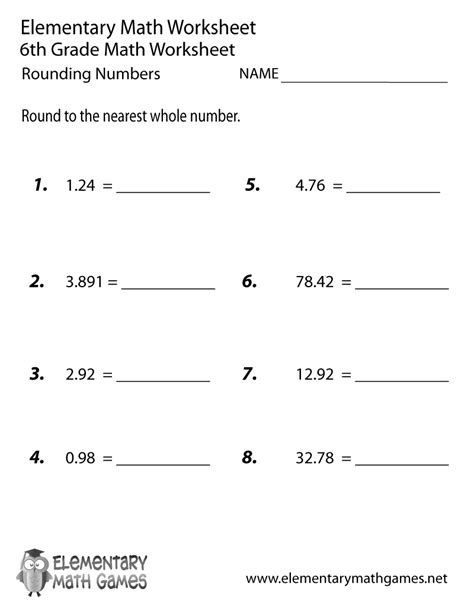 Image result for Grade 6 Math Worksheets Printable