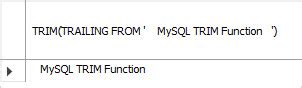 Trim MySQL に対する画像結果