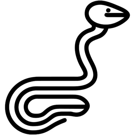 Toradh íomhá ar Python Snake Icon Outline