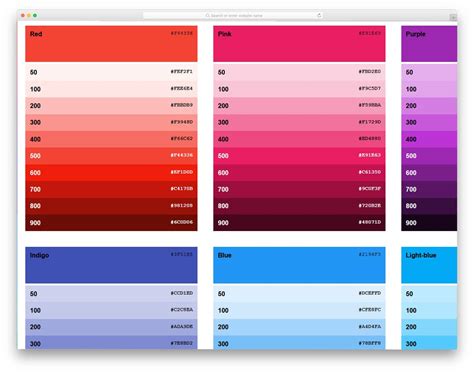 Image result for CSS Color Palette