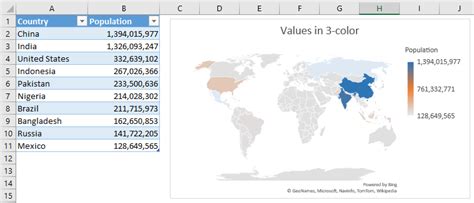 Image result for Excel Map