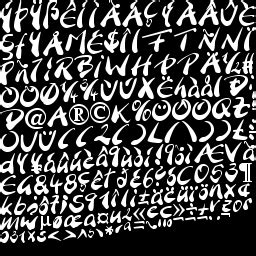 Image result for 8X9 Bitmap Font