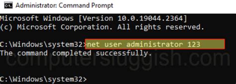Afbeeldingsresultaten voor Default User Password Fixing with Command Prompt Windows 1.0