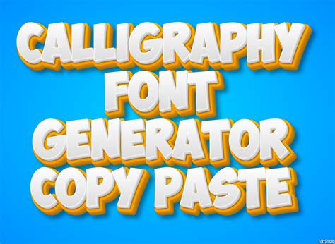 Toradh íomhá ar Calligraphy Guide Copy and Paste