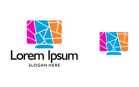 Image result for Computer Logo Design Calorfull