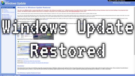 Windows Update Restored に対する画像結果