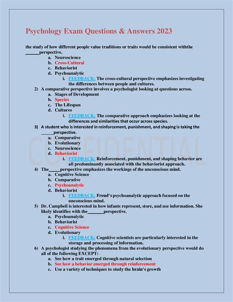 Encoding Exam Questions Psychology に対する画像結果