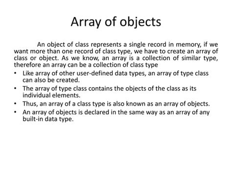 Image result for Objects in Array