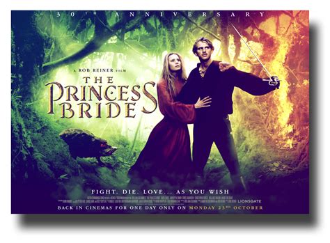 Toradh íomhá ar Princess Bride Movie Poster 24X36