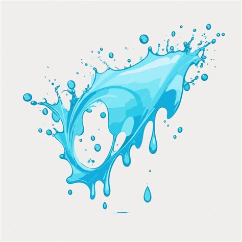 Toradh íomhá ar Water Spalsh Cartoon