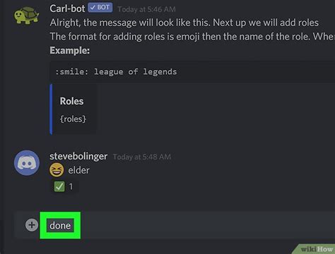 Toradh íomhá ar Reaction Roles to Add into a Server