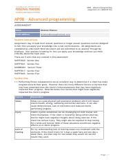 Image result for Advanced Programming Ap08