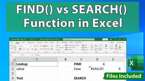 Toradh íomhá ar Find Function Excel