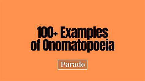 Image result for Onomatopoeia Examples