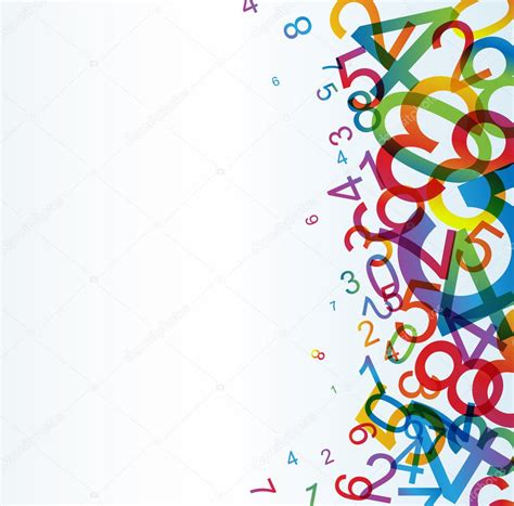 Image result for Abstract Numbers Background