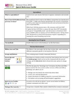 Image result for Quick Reference Guide Excel Example