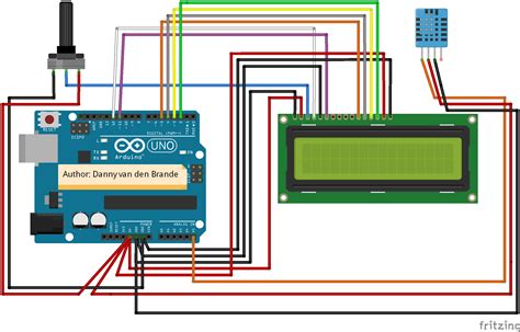 Image result for Arduino Temp and Humidity Sensor with LCD