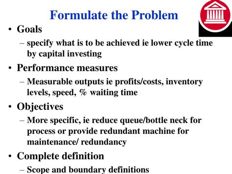 Image result for Formulate the Problem