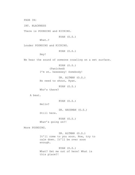 Afbeeldingsresultaten voor Example of a Screenplay Outline