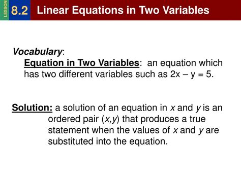 Image result for Write One Equation in Two Variables