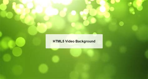 Toradh íomhá ar Background Video HTML Code