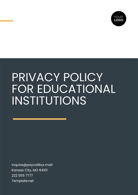 Image result for Primary School Privacy Policy Template