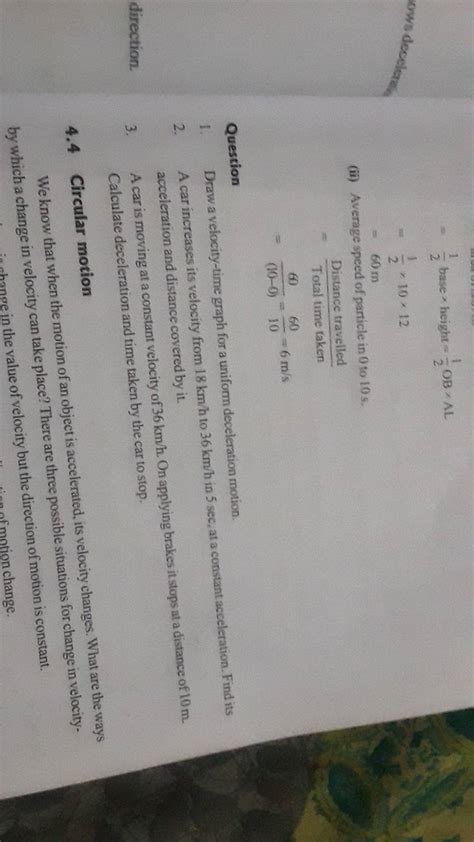 Toradh íomhá ar Deceleration Formula Speed Time Graph