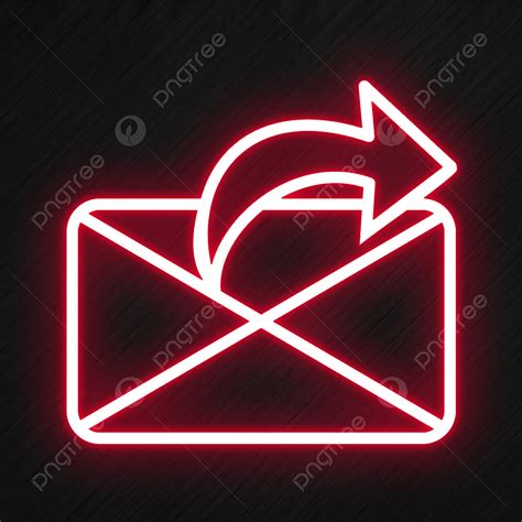 Send Message Icon In Neon Style, Message Icons, Style Icons, Send Icons ...