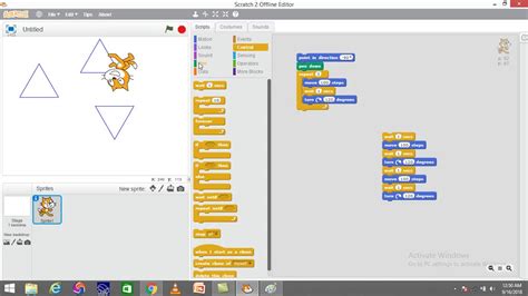 Scratch Drawing Polygon に対する画像結果