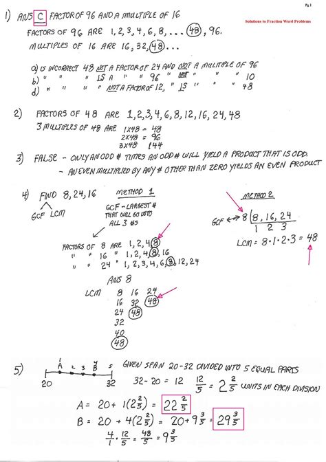 Image result for Fraction Word Problems with Answers PDF