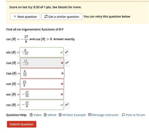Image result for Six Trigonometric Functions of Θ Example