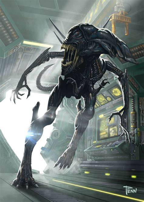 Toradh íomhá ar Alien Xenomorph Art
