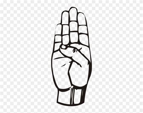 Image result for B Sign Language Vector