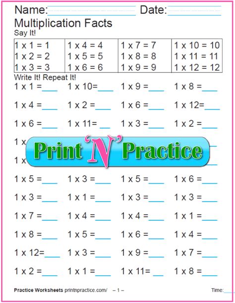 Image result for Free Fun Multiplication Worksheets Printable