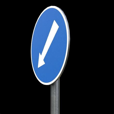 Image result for Compulsory Keep Left Sign