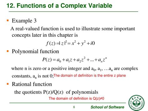 Image result for Function of Complex Variable One